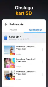 Program do pobierania wideo HD screenshot