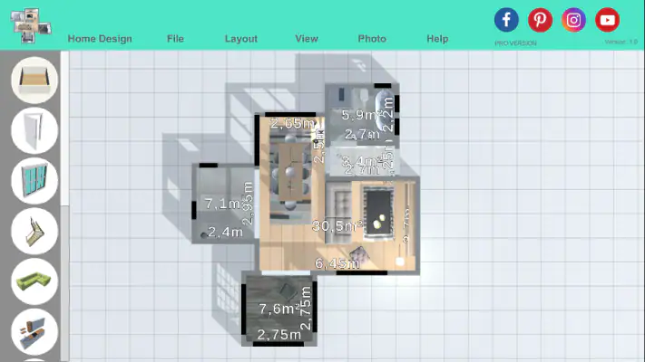 Projekt domu | Układ screenshot 1