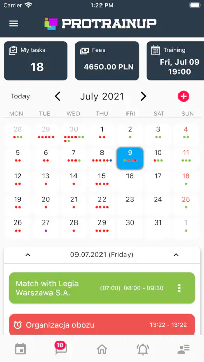 ProTrainUp screenshot 1