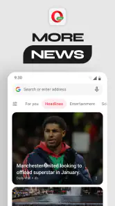Przeglądarka Opera Mini screenshot