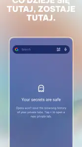 Opera: Przeglądarka z VPN i AI screenshot