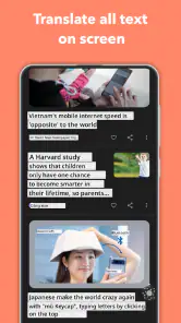 Przetłumacz na ekranie screenshot