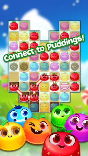 Pudding Splash: Line Match screenshot 1