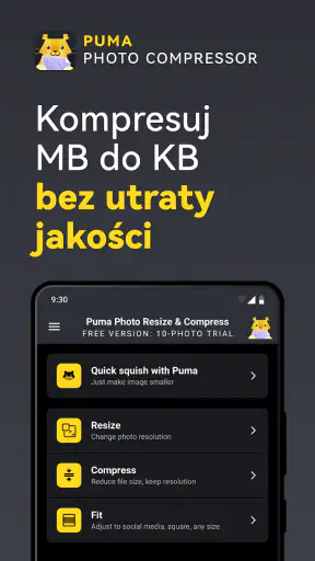Puma: Zmniejsz Rozmiar Zdjęcia screenshot 1