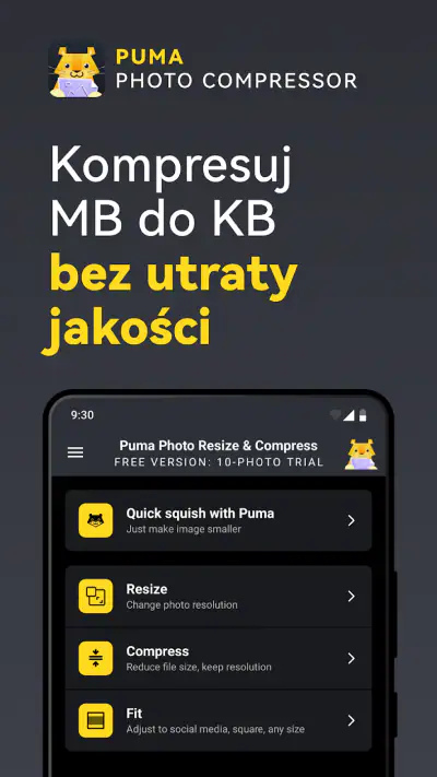 Puma: Zmniejsz Rozmiar Zdjęcia screenshot 1