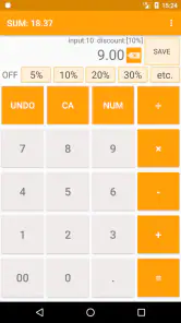 Rabat kalkulator screenshot