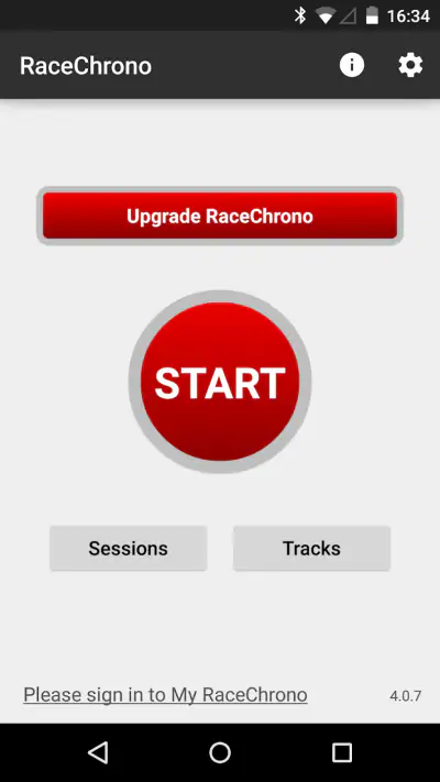 RaceChrono screenshot 1