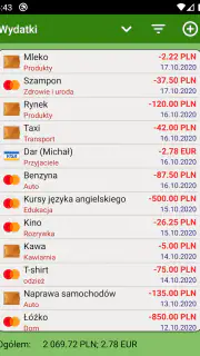 Rachunek wydatków - FinancePM screenshot 5