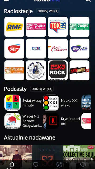 Radioline: Radio i Podcasty screenshot 1