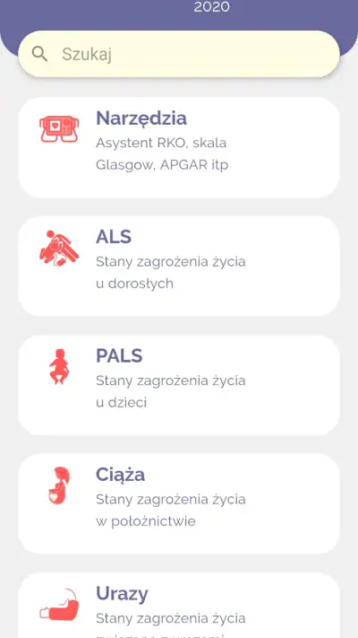 Ratownictwo medyczne algorytmy screenshot 1