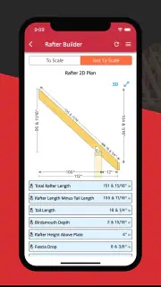 RedX Dach - Kalkulator Krokwi screenshot 1