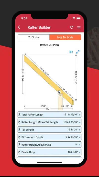 RedX Dach - Kalkulator Krokwi screenshot 1