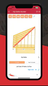 RedX Dach - Kalkulator Krokwi screenshot