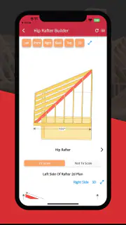 RedX Dach - Kalkulator Krokwi screenshot 2