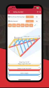 RedX Dach - Kalkulator Krokwi screenshot