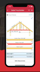RedX Dach - Kalkulator Krokwi screenshot