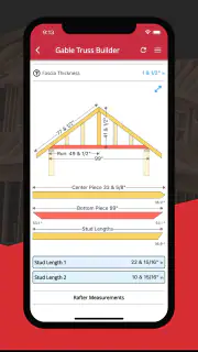 RedX Dach - Kalkulator Krokwi screenshot 4