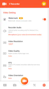 rejestrator ekranu V Recorder screenshot