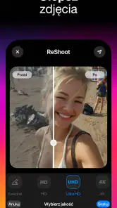 ReShoot: Zdjęcia i edycje AI screenshot