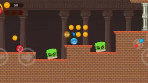Roller Ball Blue screenshot 1