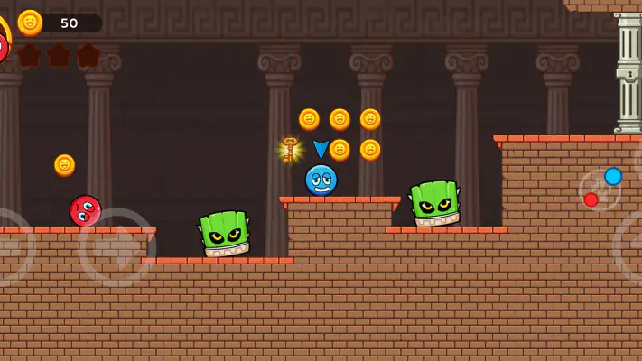 Roller Ball Blue screenshot 1
