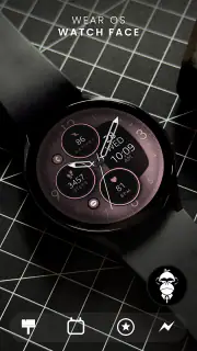 Rose Gold Analog Watch Face screenshot 1