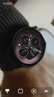 Rose Gold Analog Watch Face screenshot 4