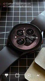 Rose Gold Analog Watch Face screenshot 6