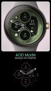 Rose Gold Analog Watch Face screenshot 7