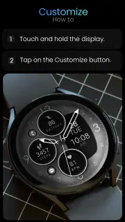 Rose Gold Analog Watch Face screenshot 8