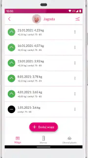 Rosnę zdrowo: siatki centylowe screenshot 2