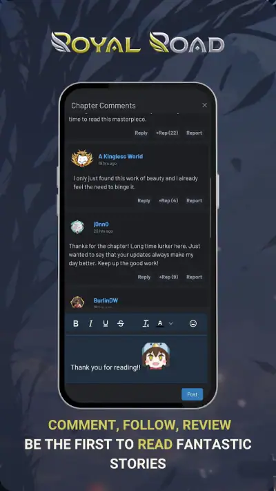 Royal Road - Read Stories screenshot 1