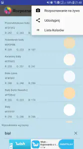 Rozpoznawanie Kolorów screenshot