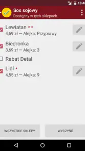 rShopping List screenshot