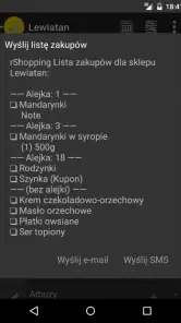 rShopping List screenshot