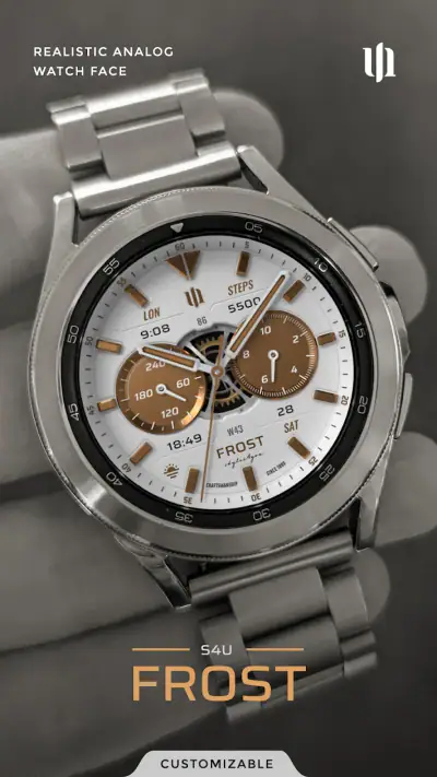 S4U Frost - classic watch face screenshot 1