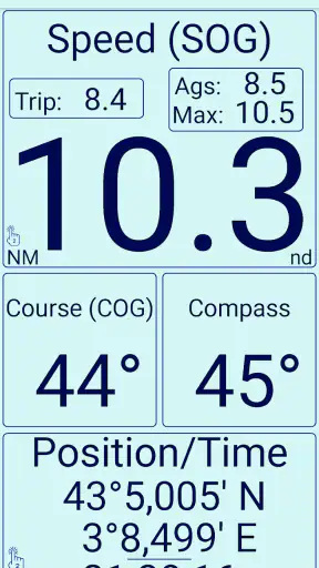 SailFreeGPS screenshot 1