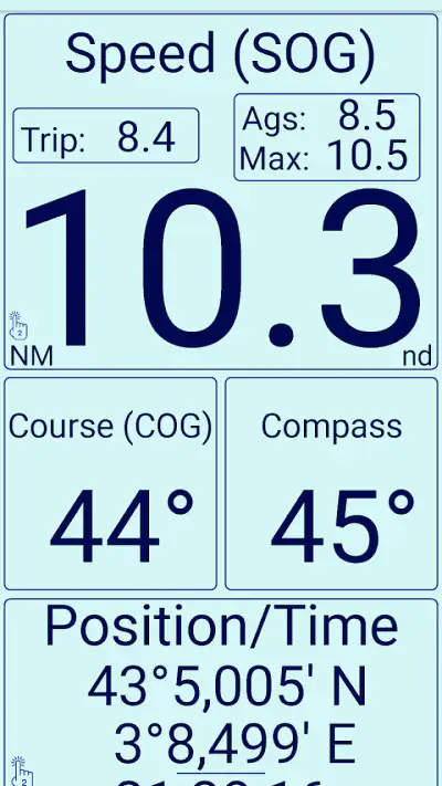SailFreeGPS screenshot 1