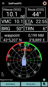SailFreeGPS screenshot