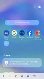 Samsung Browser screenshot 1