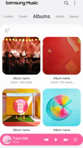 Samsung Music screenshot