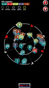 Satelity GPS screenshot