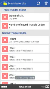 ScanMaster for ELM327 OBD-2 screenshot