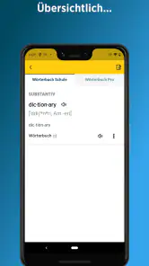 Schule Wörterbuch screenshot