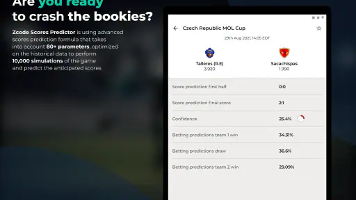 Scores Predictor screenshot