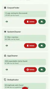 SDMaid SE — sprzątacz systemu screenshot