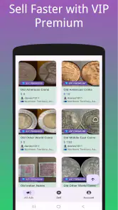 Sell old coins online screenshot