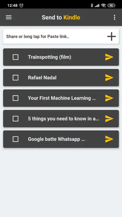 Send To Kindle screenshot 1