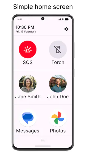 Senior Launcher - Prosty tel. screenshot 1