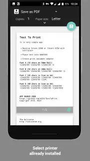 SHARE to PRINT.Intent screenshot 5